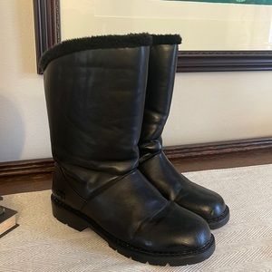 Totes Winter Boot Black Women's Size 8 M Rosie 2 Mid-Calf‎ All Weather